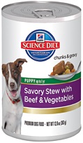 Hill's Science Diet Puppy Savory Stew with Beef & Vegetables