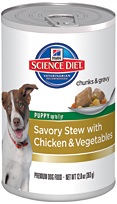 Hill's Science Diet Puppy Savory Stew with Chicken & Vegetables
