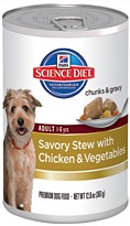 Hill's Science Diet Adult Savory Stew with Chicken & Vegetables
