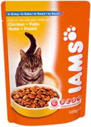 Iams Cat Adult Chicken In Gravy Pouch (Wet Food)