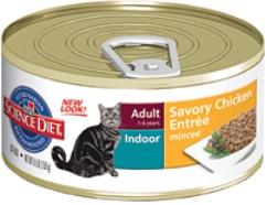 Hil's Science Diet Adult Indoor Cat Savory Chicken Entrée