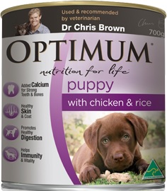 Optimum Puppy Chicken And Rice (Wet Food)